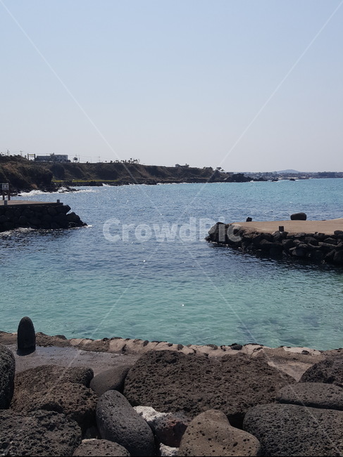 바다,제주도,한담,에매랄드빛바다,깊은바다,자연,풍경,nature,landscape,제주도,jeju,jeju island,promontory,곶,water,물,shoreline,해안선,outdoors,옥외,ocean,대양,sea,land,땅