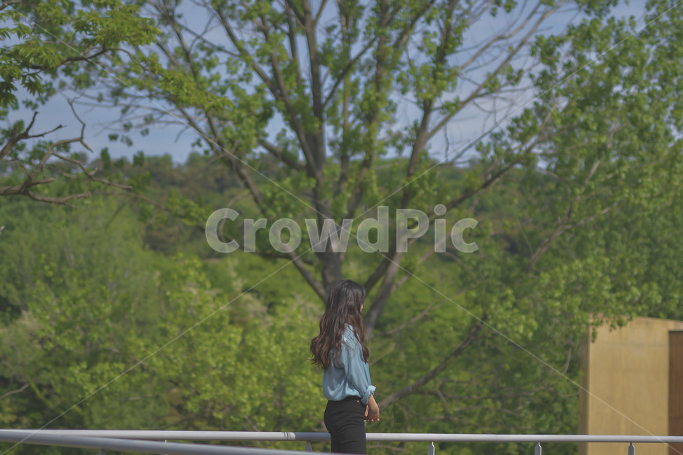 봄,자연,나무,숲,여자,사람,옆모습,초록,spring,tree,green,forest,nature,woman,human,사람,인물,인간,human,person,여성,여자,woman,female,lady,고독함,외로움,쓸쓸함,우울함,슬픔,lonely,solitary