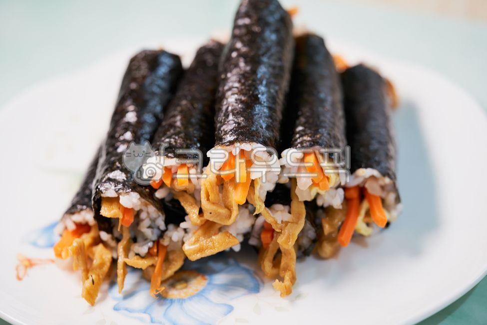 meal, food, 김밥, 꼬마김밥, 김, 사진,이미지,일러스트,캘리그라피 - neon0083작가