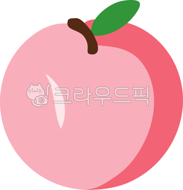 복숭아,복숭아일러스트,복숭아아이콘,peach,fruit,과일,과일일러스트,과일그림,여름과일,분홍색과일
