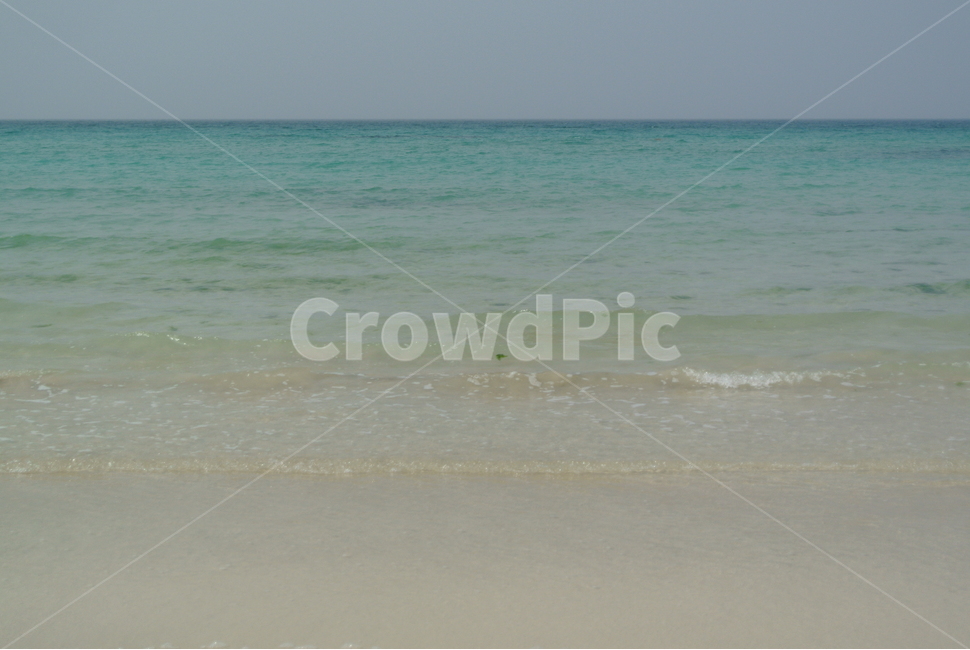 제주도,푸른,바다,약한,파도