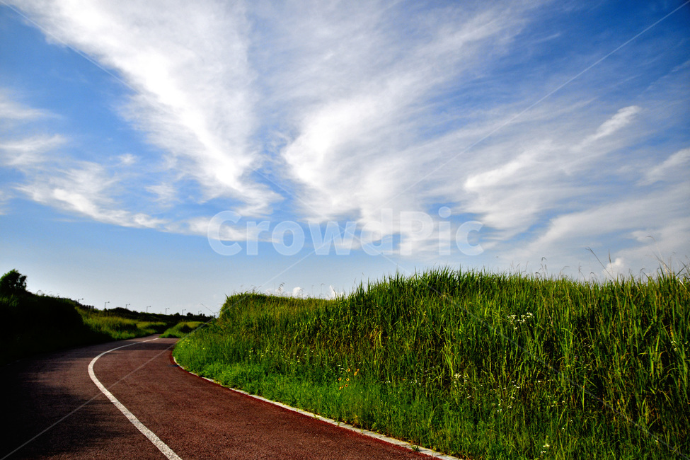 영산강,자전거길,자전거도로,파란하늘,구름,자연,풍경,nature,landscape