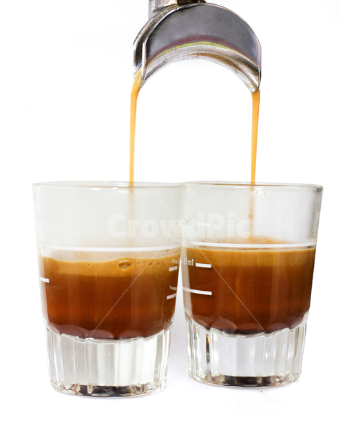 close up,Nukki,Espresso,white background,menu,shot,cafe,Barista,coffee cup,coffee,beverage,fresh,Caffeine,object