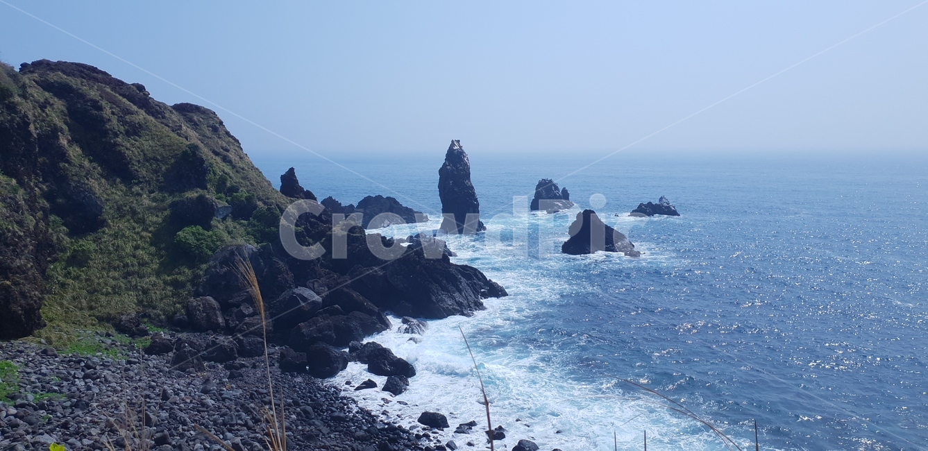 제주도,바다,현무암,해안,수평선,파도,자연,풍경,nature,landscape,제주도,jeju,jeju island,promontory,곶,outdoors,옥외