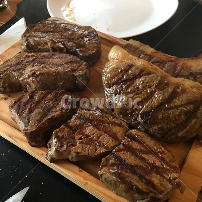 스테이크,요리,음식,안심,소고기