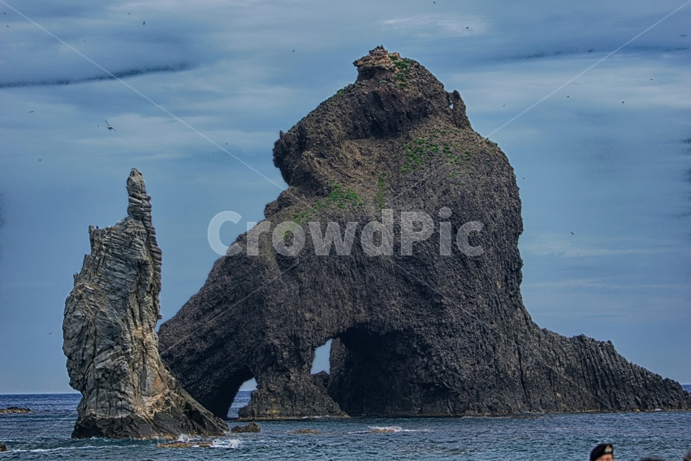 섬,독도,바다,울릉도,대한민국,갈매기,하늘,자연,풍경,nature,landscape,ocean,대양,water,물,outdoors,옥외,sea,shoreline,해안선,coast,연안,land,땅