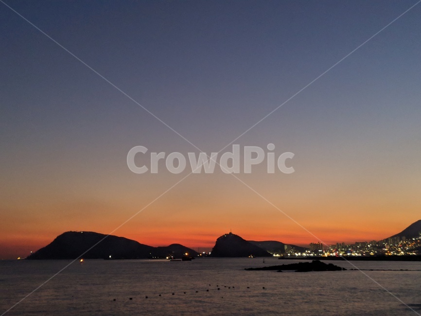 부산바다,바다,노을,풍경,바다풍경,이기대공원,자연,자연풍경,자연,풍경,nature,landscape,야경,밤,nightscape,night,land,땅,outdoors,옥외,water,물,sea,ocean,대양,shoreline,해안선