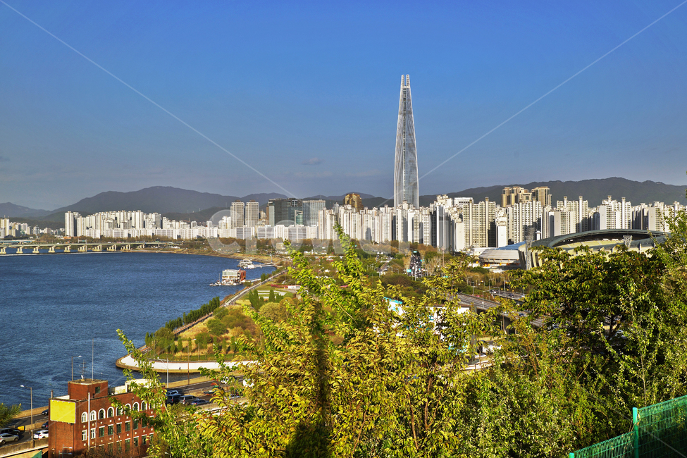 청담배수지공원,청담대교,서울풍경,도심풍경,한강,잠실,잠실대교