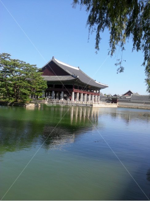전통,궁궐,경복궁,전통건축,경회루,연못