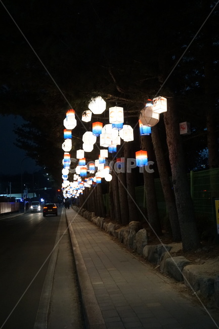 조명,야간,야간조명,빛,어둠,밤,둥근조명,사각조명