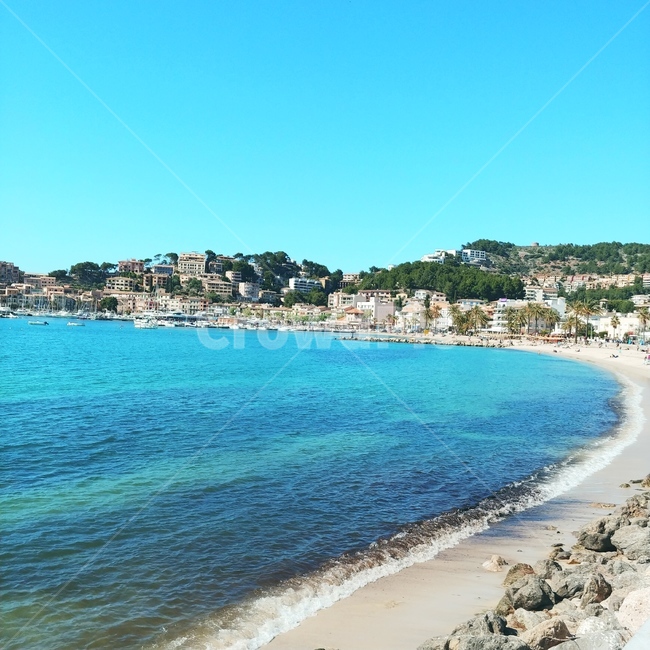 바다,ocean,sea,outdoors,자연,nature,coast,blue,해안선,연안,shoreline,coastline,deep,코발트블루,에메랄드빛,cobaltblue,emerald,지중해,마요르카,소예르,스페인,mallorca,soller,바다마을