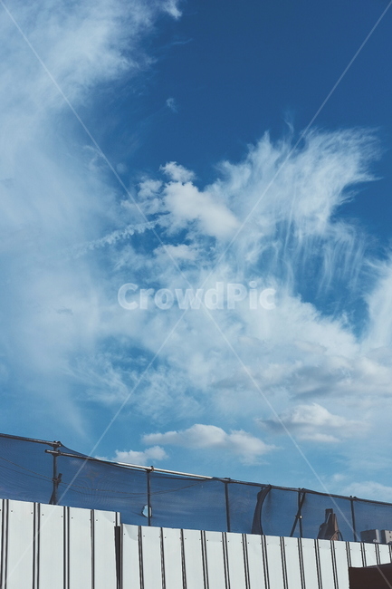 하늘,구름,울타리,sky,cloud,blue,자연,풍경,nature,landscape,outdoors,옥외