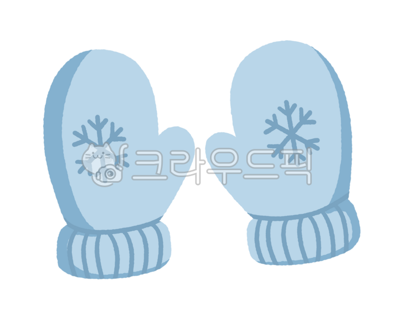 장갑,겨울,파랑,눈송이,따뜻한,눈결정,플랫,손그림,일러스트,귀여운,심플,동계,패턴,쌍,파스텔,소품,스노우,보송한,두꺼운,방한,스노우패턴,파란장갑,손난로,겨울소품