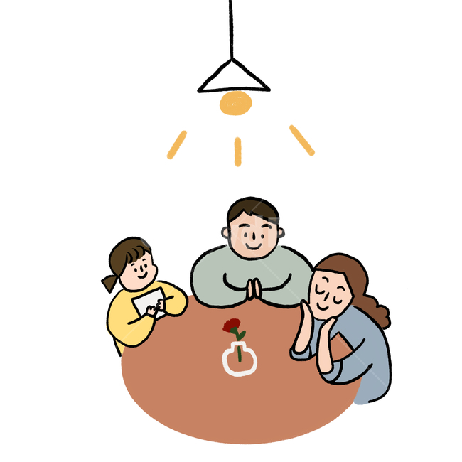 가족,가정의날,가정의달,가족그림,가족사랑,5월,카네이션,행복,행복한가정,가정,family,식탁,가족일러스트,조명,일러스트,화목,가화만사성,가정의달이미지공모,가정의달이미지공모전,love,기쁨,만족,그래픽,일러스트레이션,graphic,illustration