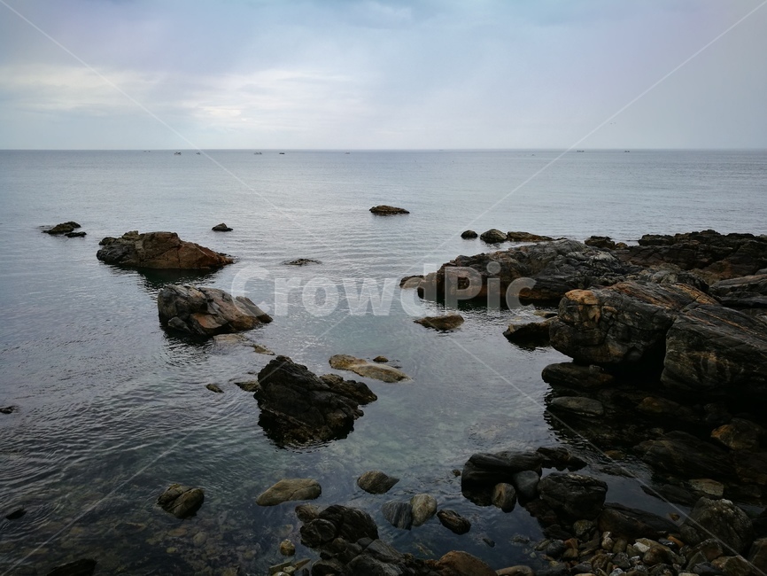 바다,해안,돌섬,바닷가,흐린날바다,흐린날,자연,풍경,nature,landscape,promontory,곶