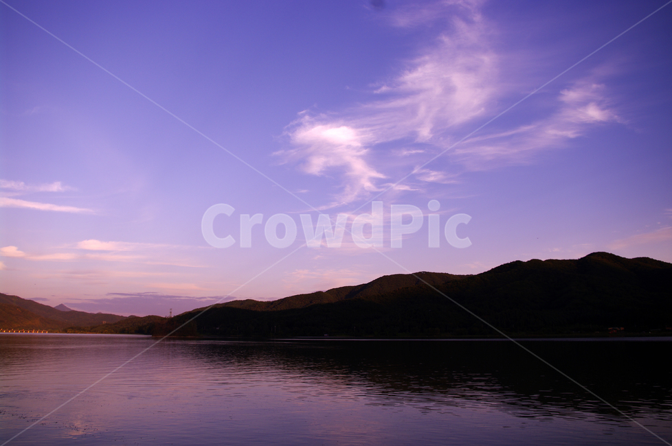 강,하늘,구름,풍경,노을,sunset,color,산,자연,풍경,nature,landscape,실루엣,그림자,silhouette,shadow,outdoors,옥외