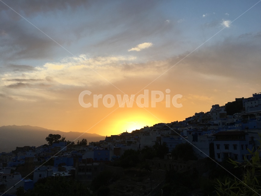 선셋,해질녘,노을,sunset,마을,village,building,먹구름