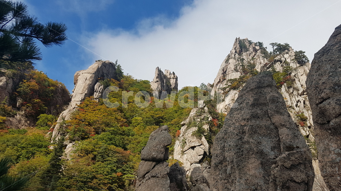 설악산,공룡능선,가을,천불동계곡,구름,자연,풍경,nature,landscape,한국자연풍경,한국자연경관,korea nature landscape,outdoors,옥외,cliff,낭떠러지,adventure,모험,leisure activities,레저 활동