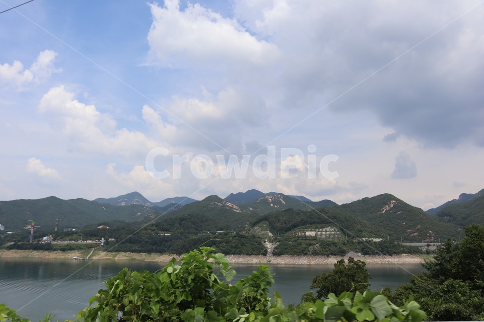 자연,nature,호수,구름,산