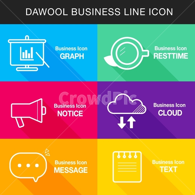 Line icon,loud speaker,Notebook,business,icon,Messenger,graph,cloud,speech bubble,Pictogram,Simple icon