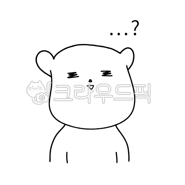 Polar bear,flustered,bear,hand-drawn,illustration,question mark,situation,emoticon,facial expression