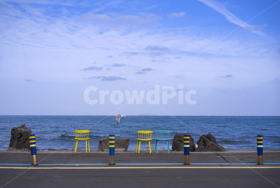 제주도,바다,월정리,제주바다,파도,의자,바닷가,제주도,jeju,jeju island