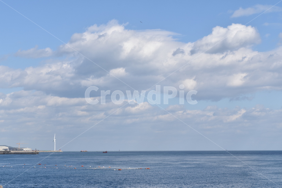 울산,바다,풍력발전기,구름,수평선,풍경,sun,cloud,sea,ocean,경치,blue,자연,풍경,nature,landscape,architecture,건축물,building,건물,tower,탑