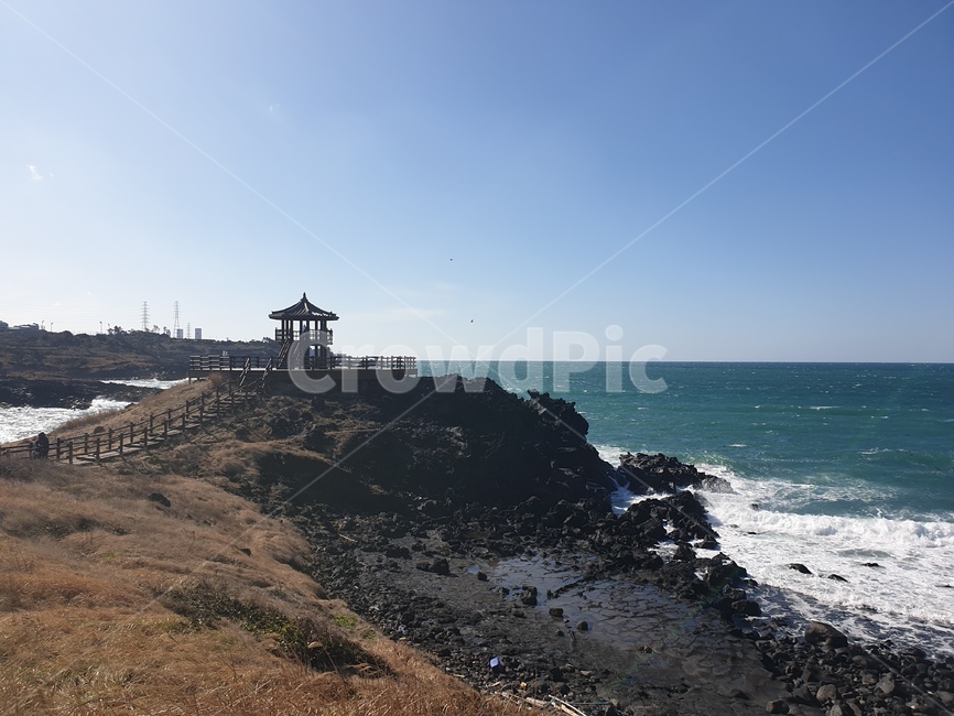 자연,nature,정자,바다,하늘,제주