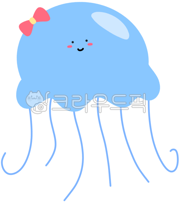 해파리,여름,바다,생물,해파리그림,여자해파리,귀여운해파리,젤리피쉬,바다생물