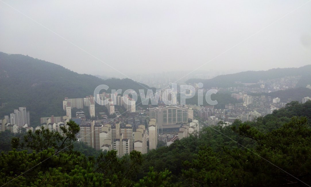 등산,인왕산,풍경,도시,안개,nature,자연,서울,seoul