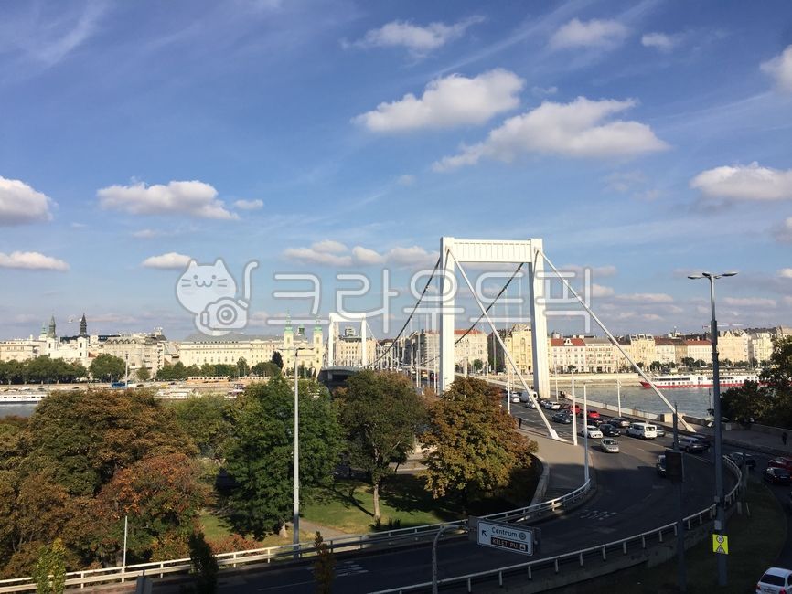Budapest,Hungary,road,Danube River,road name