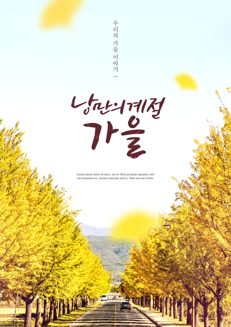 은행나무,가로수길,가을,감성,캘리,캘리그라피,손글씨,붓글씨,표지,브로슈어,전단지,카달로그,가을,계절,fall,autumn,season,자연,풍경,nature,landscape,캘리그라피,손글씨,calligraphy