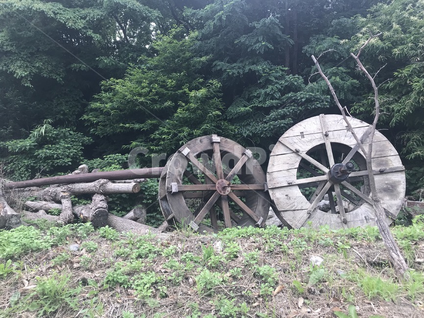 물레방아,목재,폐목재,나무,물레
