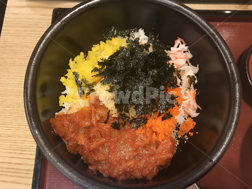 음식,food,한식,알밥,뚝배기,김가루,밥,맛집