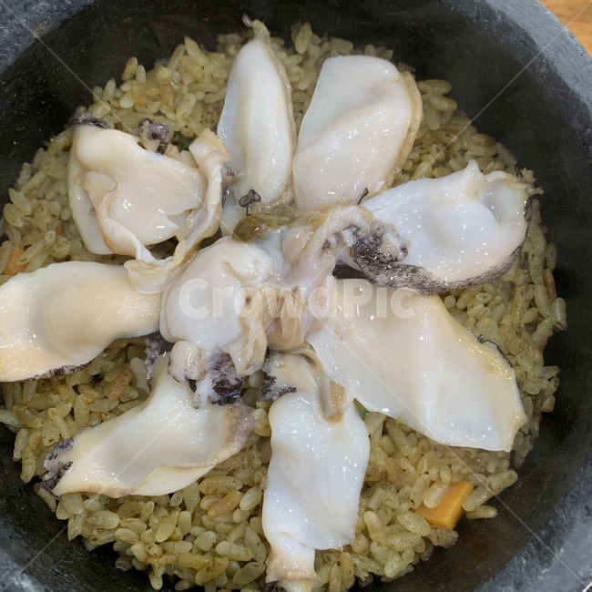 한식,전복,전복밥,밥,바다음식