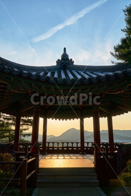 낙산정,정자,낙산공원,낙조,이화동,노을,gazebo,경치,전망,기와,한국적,전통,한국전통,한국문화,korean traditional,korean culture