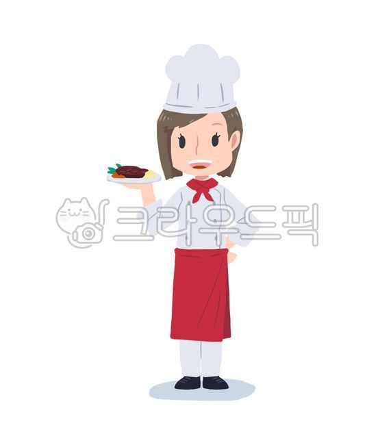 요리사,직업일러스트,직업종류,캐릭터,일러스트,사람,요리,쉐프,chef,메뉴