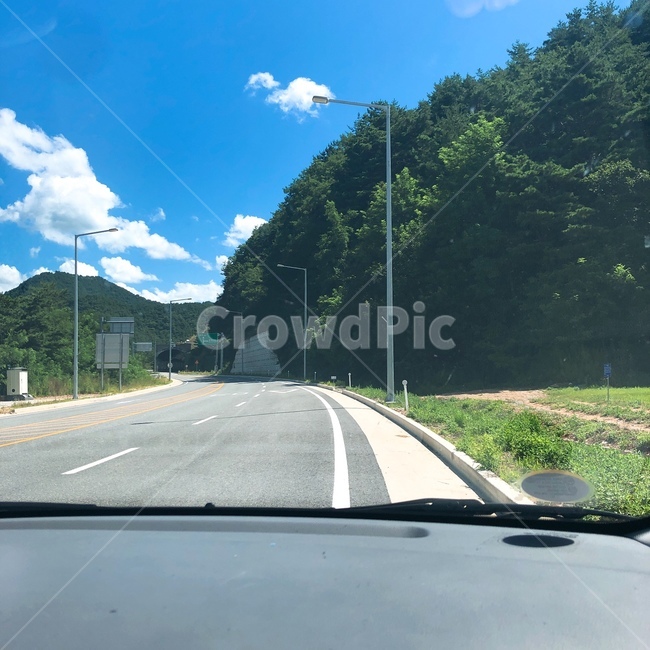 하늘,거리,도로,구름,여행