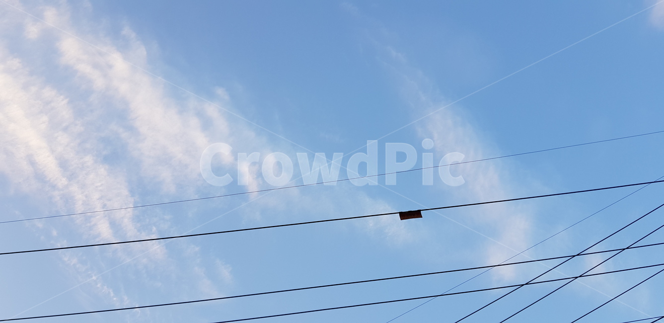 가을하늘,전선,cable,케이블,powerlines,전력선