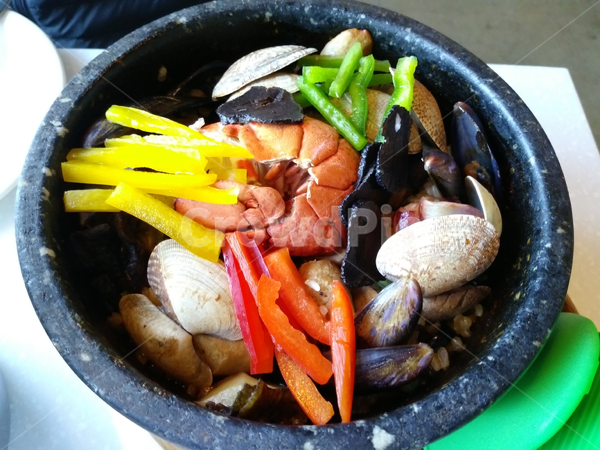 meal,식사,dish,요리,음식,food,해산물,새우,조개,그릇,야채,채소,seafood