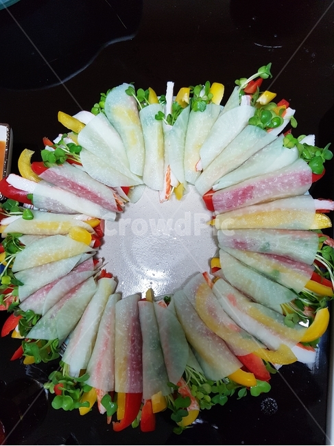 pretty food,Radish wrap,Delicious food,food