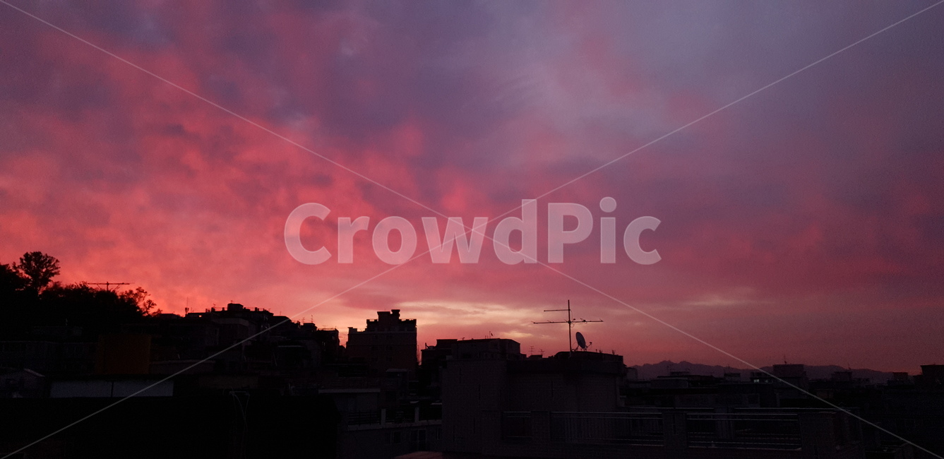 일출,sky,붉은하늘,하늘,풍경