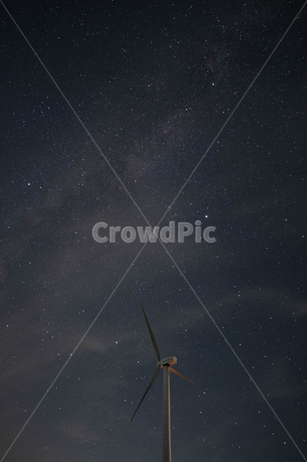 별,풍력발전기,은하수,star,nature,야경,밤,풍경,nightscape,night,landscape