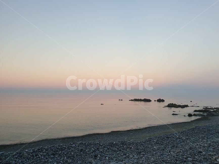 해변,바다,하늘,자갈,노을,석양,sea,sky,풍경,경치,자연,nature