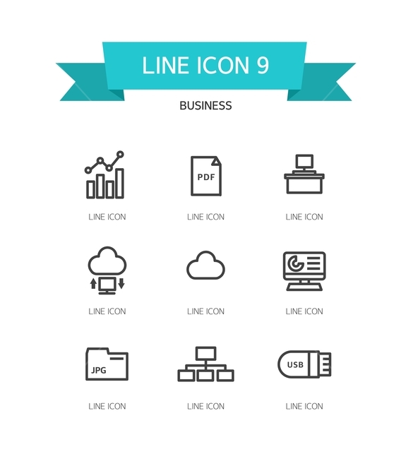 computer,Line icon,infographic,file,business,icon,graph