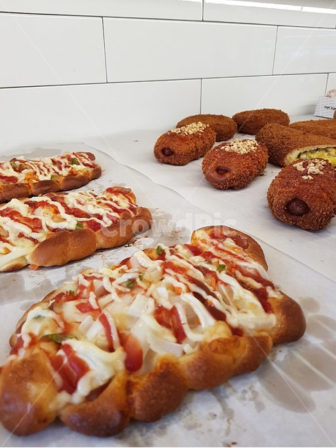 피자빵,빵,빵집,가판대,bread