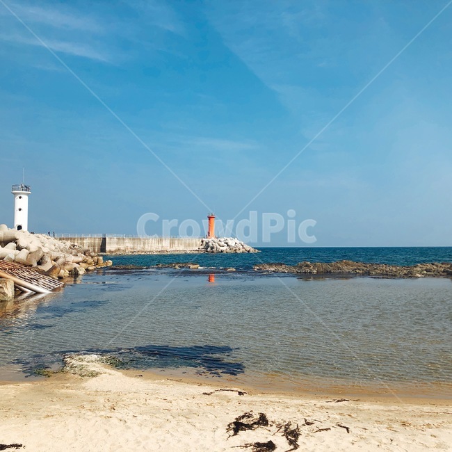 등대,해변,동해,햇살,아침,해변,바다,beach,sea,등대,lighthouse
