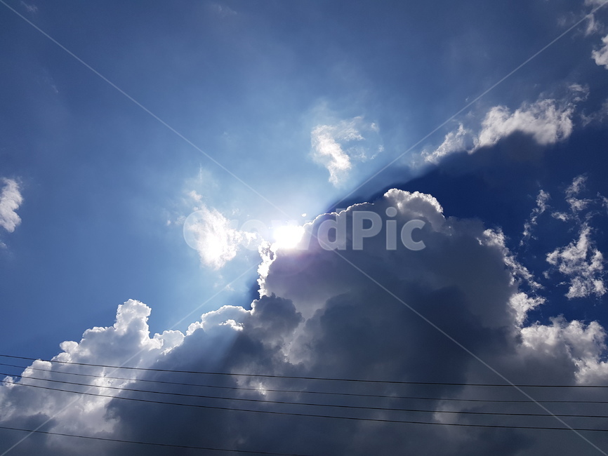 하늘,구름,뭉개구름,그늘,태양,자연,풍경,nature,landscape,weather,날씨,outdoors,옥외,cumulus,적운,sky,cloud