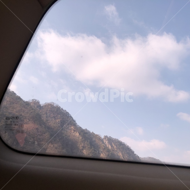 하늘,산,자연,구름,풍경