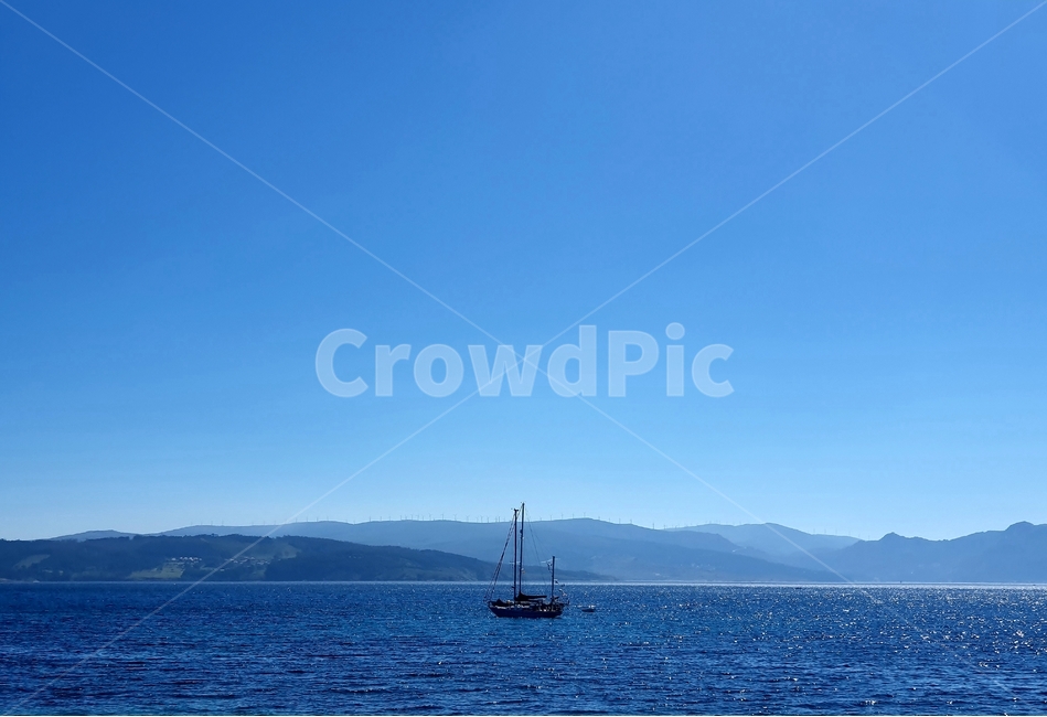 피스떼라,바다,요트,파란하늘,fisterra,sea,yacht,bluesky
